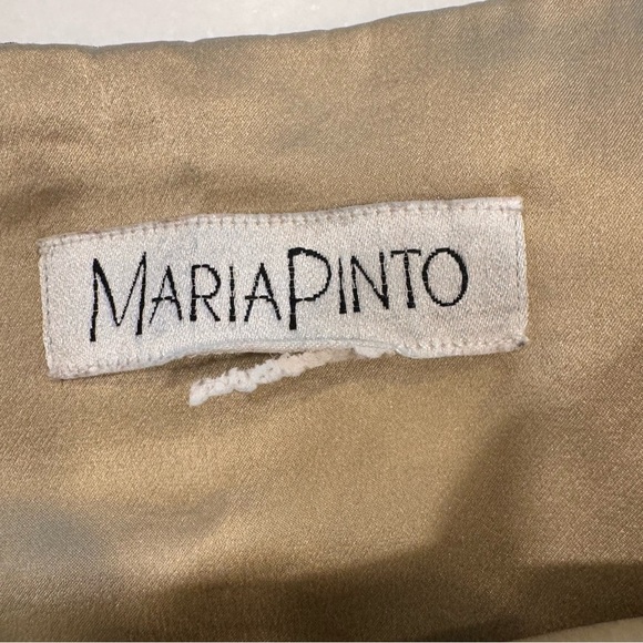 Maria Pinto Halter Top Taupe/gold Size XS - Picture 8 of 10